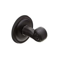 Emtek 2706 Tuscany Bronze Single Hook with #12 Rose Flat Black Patina (FB)