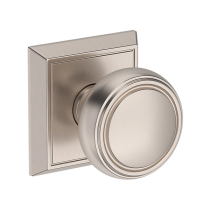 Baldwin Reserve Bremerton Knob with Traditional Square Rose