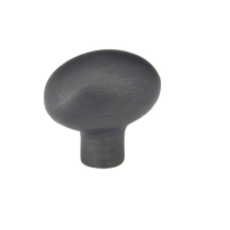 Emtek Sandcast Bronze Egg Cabinet Knob 86052, 86053, 86217
