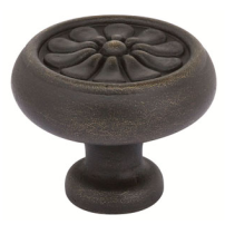 Emtek Tuscany Bronze Petal Cabinet Knob 86095, 86096, 86214