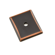 Emtek 86420 Neos Backplate For Knob Oil Rubbed Bronze (US10B)