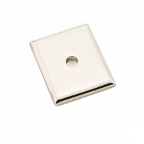 Emtek 86420 Neos Backplate For Knob Polished Nickel (US14)