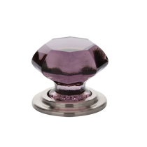 Emtek 86205 Old Town Violet Wardrobe Knob Satin Nickel (US15)