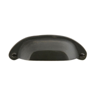 Emtek Sandcast Bronze Ranch Bin Pull 86326, 86327 Medium Bronze Patina (MB)