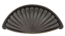 Emtek Tuscany Bronze Fluted Bin Pull 86232, 86233