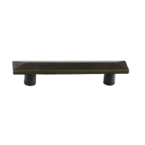 Emtek Sandcast Bronze Pyramid Cabinet Pull Medium Bronze Patina (MB)