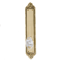 Brass Accents Ribbon and Reed Collection Decorative Plate