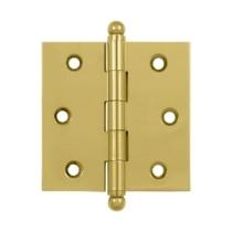 Deltana 2 1/2" x 2 1/2" Cabinet Brass Hinges w/Ball Tips (Pair) CH2525