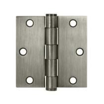 Deltana 3 1/2" x 3 1/2" Square Corner Heavy Duty Steel Hinges S35HD