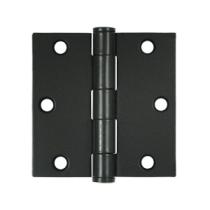 Deltana 3 1/2" x 3 1/2" Square Corner Heavy Duty Steel Hinges S35HD
