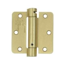 Deltana 3 1/2" X 3 1/2" Radius Corner Spring Steel Hinge DSH35R4/DSH35R5