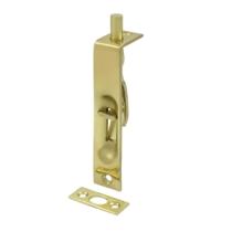 Deltana 4" Solid brass Heavy Duty Flush Bolt w/square corners
