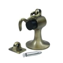 Deltana DSF444 Solid Brass Cement Floor Mount Door Bumper with holder US5