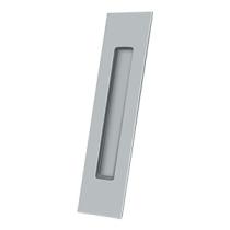 Deltana FP10225 Solid Brass Rectangular HD Flush Pull Brushed Chrome (US26D)