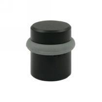 Deltana 1-1/2" Round Universal Floor Bumper in Painted Black (US19)