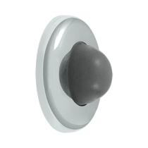 Deltana WBC250 Solid Brass Convex Flush Wall Mounted Door Bumper Polished Chrome