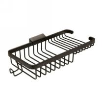 Deltana Heavy Duty 10 3/8 inch Rectangular Combination Wire Basket w/Hook WBR105