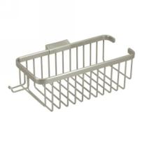 Deltana Heavy Duty 10 3/8" Rectangular Shampoo Wire Basket w/Hook WBR1054H