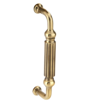 Emtek 8" Knoxville Brass Door Pull French Antique 86077