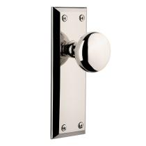 Grandeur Fifth Avenue Backplate with Fifth Avenue knob Polished Nickel 