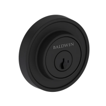 Baldwin Reserve Recessed Round Deadbolt Satin Black