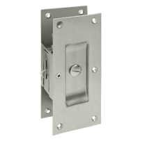 Deltana SDL60-15 Decorative Privacy Pocket Door Lock Satin Nickel Nickel