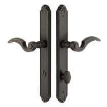 Emtek 6243 Tuscany Bronze Style Stretto Narrow Trim Non Keyed Sideplate