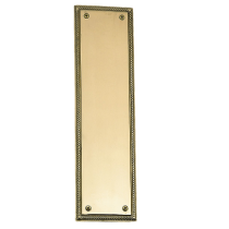 Brass Accents Academy Rope Push Plate