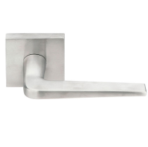 Emtek Stainless Steel Athena Door Lever with Square Rosette Stainless Steel (SS)
