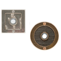 Rocky Mountain Round Designer Texture Door Bell Button