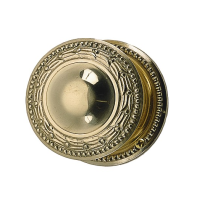 Brass Accents Laurel Rosette with choice of knob or lever