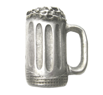 Emenee LU1283 Beer Mug Cabinet Knob in Warm Pewter (WPE)