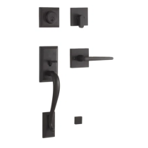 Weslock Transitional Collection 2860 Mayo Handleset Black
