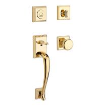 Baldwin Reserve Napa (NAP) Handleset shown in Polished Brass (003)