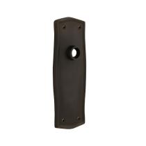 Nostalgic Warehouse Prairie Plate Without Keyhole Passage Oil Rubbed Bronze 