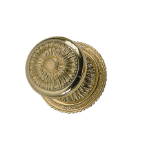 Brass Accents Sunburst Rosette with choice of knob or lever