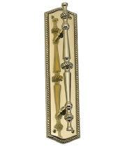 Brass Accents Trafalgar Pull Plate (Oval Rope)