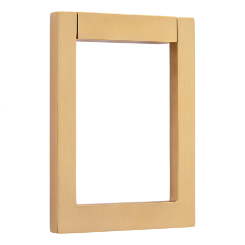 Baldwin Estate 0183 Contemporary Square Loop Knocker Vintage Brass (033)