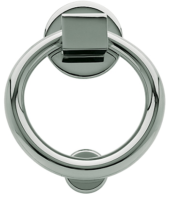 Baldwin 0195 Ring Knocker in Polished Chrome (260)