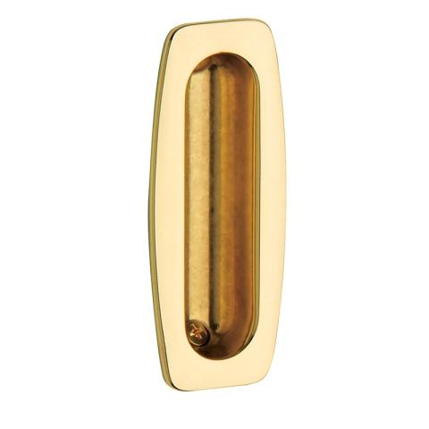 Baldwin 0458 Flush Pull in Polished Brass (030)