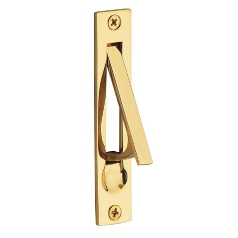 Baldwin 0465 Edge Pull in Lifetime Polished Brass (003)