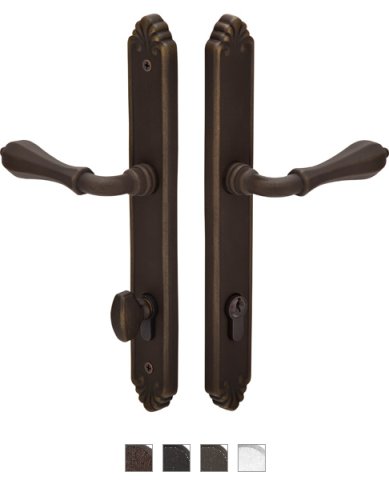 Emtek 1531 Configuration #5 Lost Wax Cast Bronze Tuscany Euro Style Multi-Point 