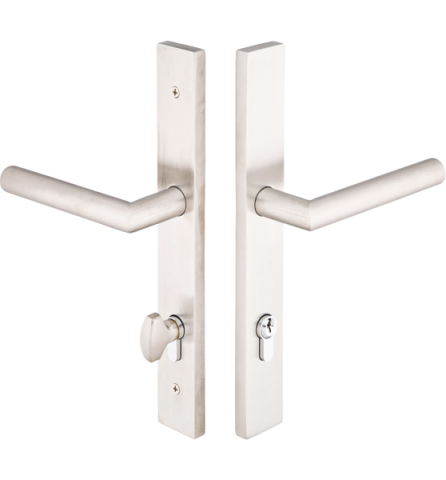 Emtek 15A1 Configuration #5 Modern STAINLESS STEEL Euro Style Multi-Point Trim f
