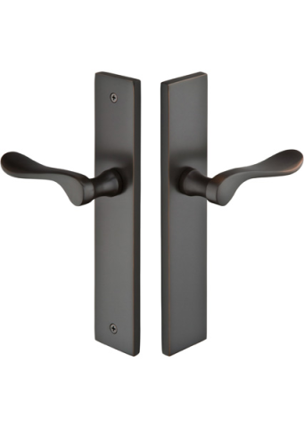 Emtek 16B2 Configuration #6 Brass MODERN Style Multi-Point Trim for Patio Doors