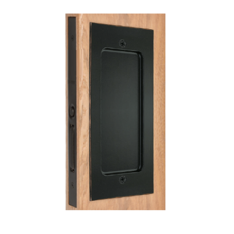 Emtek 2114 Modern Rectangular Passage Pocket Door Mortise Lock