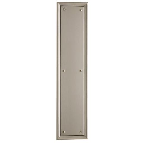 Baldwin Nashville Push Plate in Satin Nickel (15)