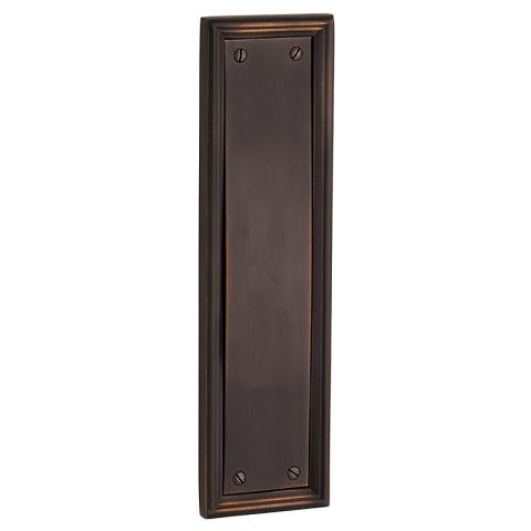 Baldwin Nashville Push Plate in Venetial Bronze (112)