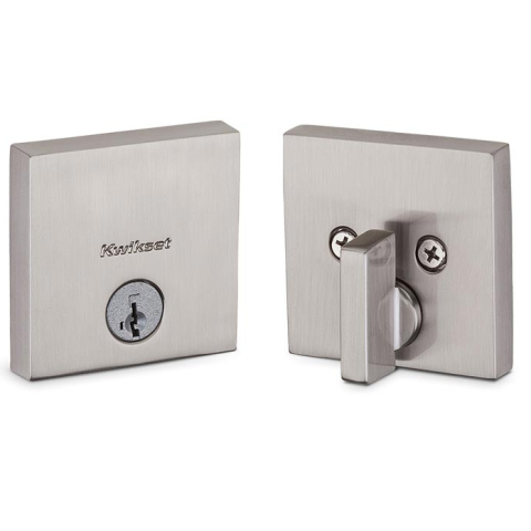 Kwikset 258SQT15S Downtown Single Cylinder Deadbolt