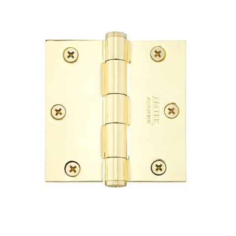 Emtek 3.5 square corner residential solid brass hinge 96113