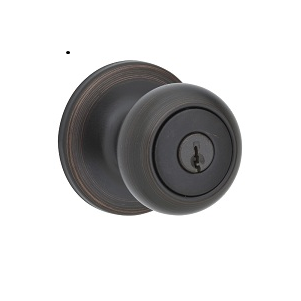 Kwikset 400CV-SMT SmartKey Entry 11P Venetian Bronze